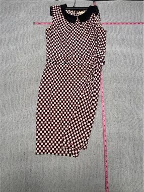 kate spade red gingham dress Kate Spade Red Gingham Smocked Maxi Dress Spaghetti Straps Ruffle Hem Sz Large
